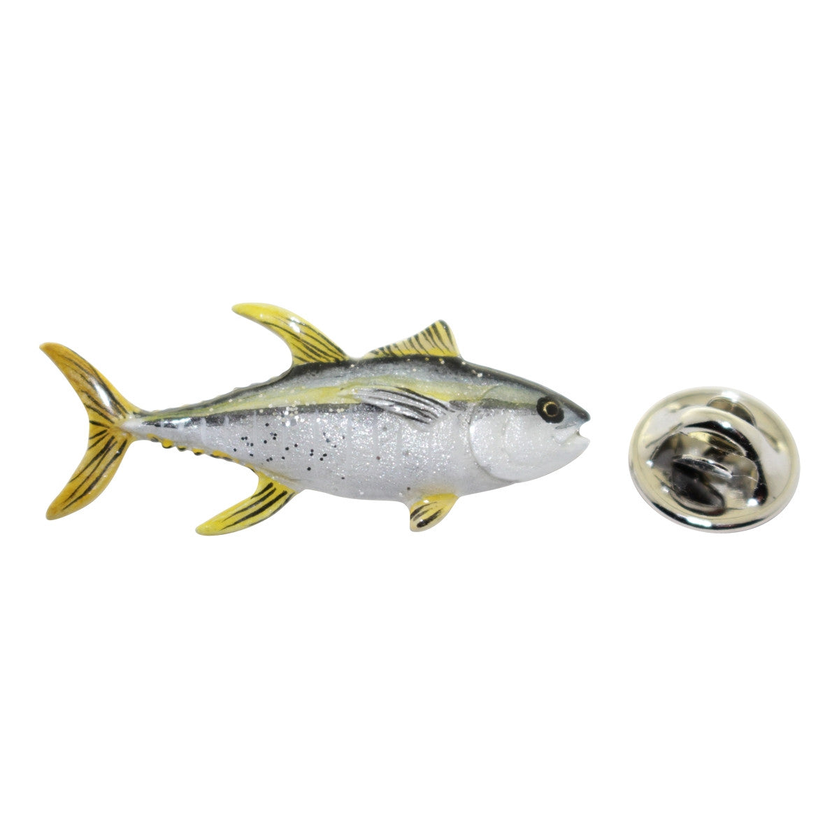 Yellowfin Tuna Pin ~ Hand Painted ~ Lapel Pin ~ Hand Painted Lapel Pin ~ Sarah's Treats & Treasures